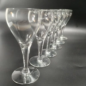 6 vasos transparentes con tallo de cóctel de jerez aperitivo tallo cónico tazón redondo vajilla de bar - Imagen 1 de 4