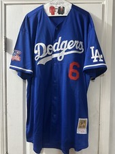 Los Angeles Dodgers Steve Garvey 1981 World Series Jersey M&N Size 2XL