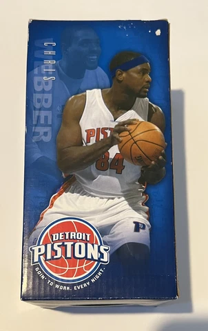 Chris Webber Bobble Detroit Pistons Bobblehead Collectible NBA NIB SGA Metro PCS Cover