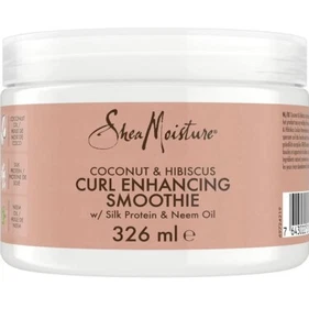 Shea Moisture COCONUT & HIBISCUS CURL ENHANCING SMOOTHIE 326ml THICK, CURLY HAIR - Picture 1 of 12