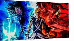 Leinwand Anime Bleach Bilder Wandbilder - Hochwertiger Kunstdruck XXL - Bild 1 von 8