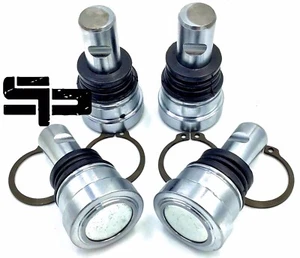 POLARIS RZR XP 1000 TURBO 2014-2023 (4) FRONT LOWER UPPER BALL JOINT Heavy Duty - Picture 1 of 4