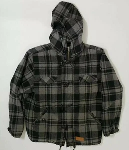 Crooks & Castles - Wool Gray Flannel Parka w/ Hood Mens XXL 2XL - Picture 1 of 7