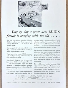 1930 Buick Motor Company Day By Day Vintage Print Ad - Bild 1 von 1