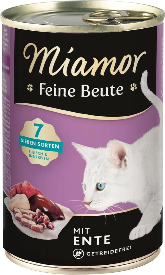 Miamor Feine Beute Ente 12x 400 g Nassfutter Feuchtnahrung Katzenfutter - Bild 1 von 1