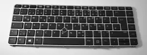 Original Tastatur HP EliteBook 745/ 840 G3 G4 QWERTZ DE BL 836308-041 Top - Bild 1 von 5