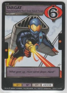 2004 Wizards Of The Coast G.I. JOE TCG #107 TARGAT Global Assault Trooper - Picture 1 of 1