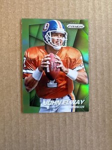 2014 Panini Prizm John Elway Green Prizm