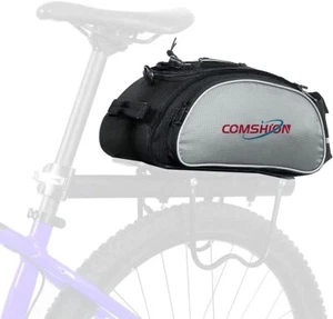 ComShion Bicycle Pannier Bag,Trunk Bag, 13L Multifunctional Bicycle Rear S - Picture 1 of 5