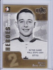 Brad Park 2004 In the Game Heroes and Prospects Card 170 2004 Fall Expo 07/10