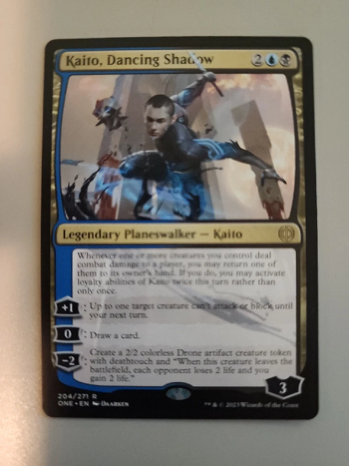 MTG Kaito, Dancing Shadow Phyrexia: All Will Be One 204/271 Regular Rare - Image 1 of 1