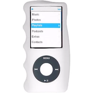 Hand Grip Silicone Sleeve for 4th Generation iPod Nano (Clear) - Picture 1 of 3