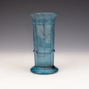 Davidsons Cloud Glass - Blue & Mauve Vase - Art Deco - Picture 1 of 5