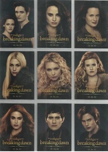 Twilight Saga Breaking Dawn Part 2 - San Diego SDCC 2012 15 Card Promo Set - Foto 1 di 2
