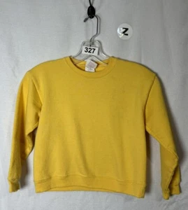 Hanes Girls Long Sleeve Sweater Size 6 Yellow - Picture 1 of 3