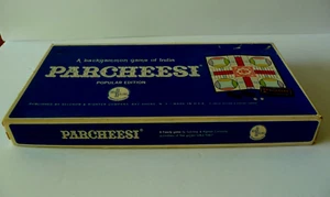 VINTAGE 1964 PARCHEESI COMPLETE BOARD GAME SELCHOW & RIGHTER #110 USA MADE - Picture 1 of 15