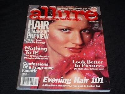 2000 DECEMBER ALLURE MAGAZINE - GISELE FASHION FRONT COVER - L 8128 Foto 1 de 2