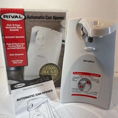 Afilador de cuchillos abridor de latas eléctrico automático Rival CN735 Foto 1 de 4