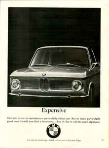1967 BMW 1600 2-Door Sedan Expensive Good German Car Photo Vintage Print Ad - Picture 1 of 2
