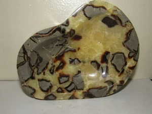 Cuenco septario natural 3 libras 8 onzas / 158 mm / 6,25" / 1617 g ¡Cristal curativo! - Imagen 1 de 8