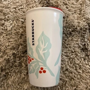 Excellent Starbucks 2018 Holiday Holly Berry Mug, 12 fl oz. - Picture 1 of 7