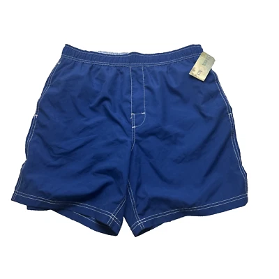Trader Bay Swim Trunks Men’s M 34 Blue New Drawstring Pockets NWT - Image 1 of 4