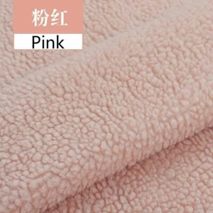 1x1.5M Faux Lamb Wool Fabric Fur Sherpa Fleece Sewing for Scarf Costume Hat DIY - Picture 1 of 26