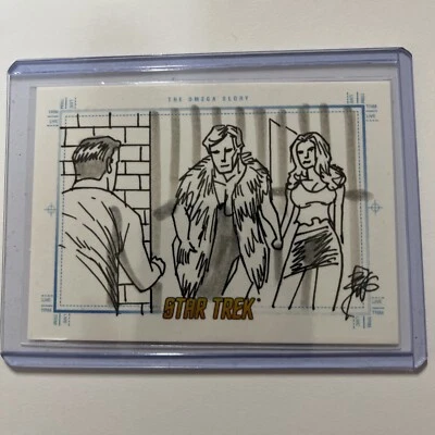 2007 Rittenhouse Star Trek TOS SKETCH SketchaFEX Card The Omega Glory Brian Kong - Image 1 of 2
