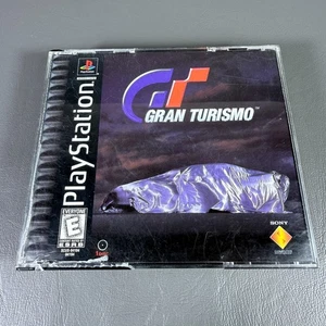 Gran Turismo 1 Black Label Playstation 1 PS1 Complete Both Manuals Tested *READ - Picture 1 of 16