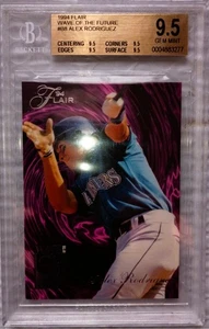 1994 Flair Alex Rodriguez Wave Of The Future #8 SP RC rookie BGS Quad 9.5 Gem - Picture 1 of 4