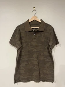 Mossimo Supply Co Men’s Short Sleeve Polo Shirt Camo Green Athletic Fit Large L - Picture 1 of 3