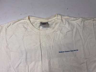 Camiseta De Colección Morgan Stanley Dean Witter NYC Investment Banker Para Hombre Grande Foto 1 de 4