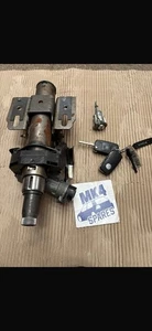 VW Golf MK4 Ignition Barrel Steering Half Column Door 3 Key Lock Set Bora Gti V6 - Picture 1 of 5