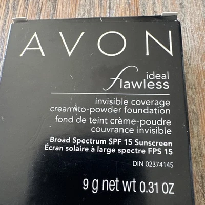 Avon Ideal Flawless Invisible Coverage Cream To Powder Foundation Light Nude - Image 1 of 4