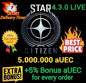 Star Citizen aUEC  5.000.000 🎁+5% Bonus🎁 Alpha UEC 4.3.1 Live Preview - Picture 1 of 1