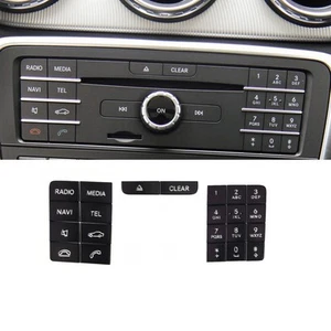 CD -Panelknopfverkleidung Für Mercedes W218 GLA X156 CLA Multimedia -Taste - Picture 1 of 12