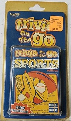 NEW Fundex Trivia On The Go” Sports Edition” Cards 2004 NOS Sealed  - Image 1 of 4