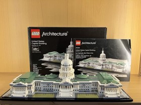 100% Complete | Cleaned & Sorted -LEGO ARCHITECTURE: US Capitol Building (21030)