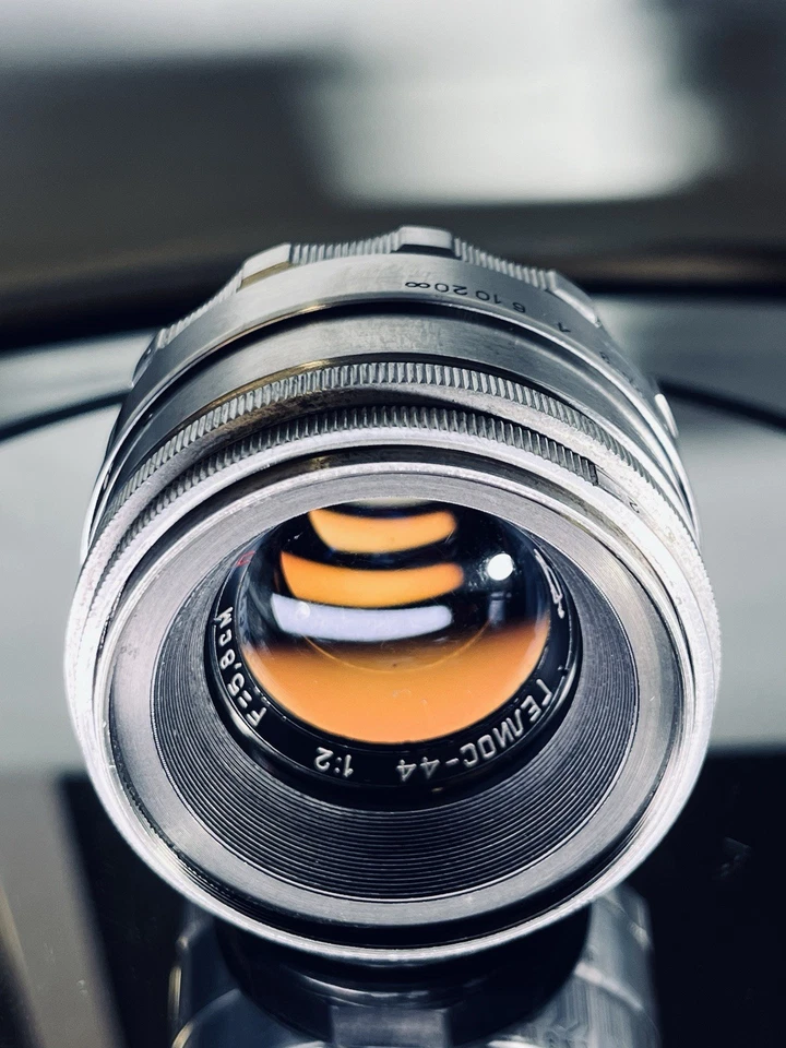 Helios 44 5.8cm f2 Red P M39 Early Batch. From The Very First 50 000 Ever Made - Imagen 1 de 4