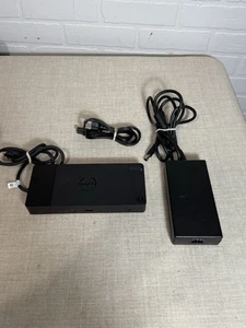 Dell WD19 K20A Docking Station HDMI Dual DisplayPort Black K20A001 - Untested - Afbeelding 1 van 12