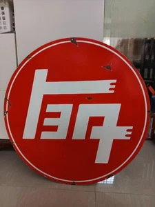 Vintage Design TOYOTA OLD LOGO Dealer advertising Workshop Sign no Porcelain A - Picture 1 of 8