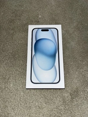 Iphone 15 128gb NEW Sealed Never opened Unlocked obviously BLUE - Image 1 of 2