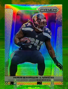 Marshawn Lynch Silver Prizm #193 2013 RB SEAHAWKS SB Super Bowl XLVIII CHAMPS - Imagen 1 de 2