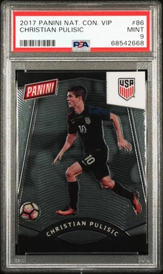 2017 Panini National Convention Vip Christian Pulisic #86 PSA 9 - Image 1 of 2