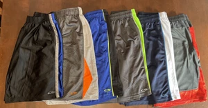 Boys Lot of 6 Champion Athletic Shorts XL 16-18 C9 Basketball Blue Gray Solid - Picture 1 of 24