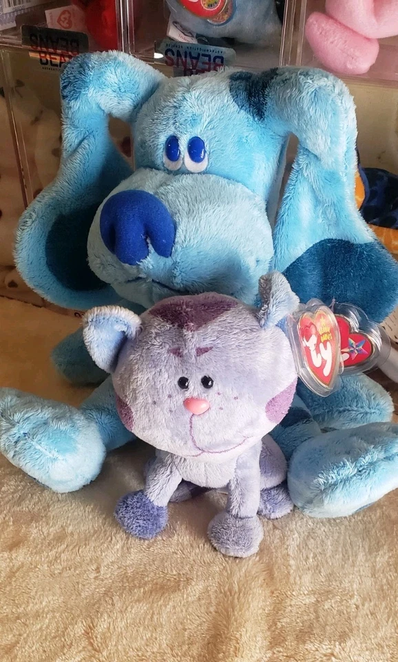 Blue the Dog Buddy Size 10" Nick Jr. Blues Clues Ty Beanie Babies - Image 1 of 4