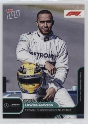 2022 Topps Now F1 /7862 Lewis Hamilton #007 - Image 1 of 2