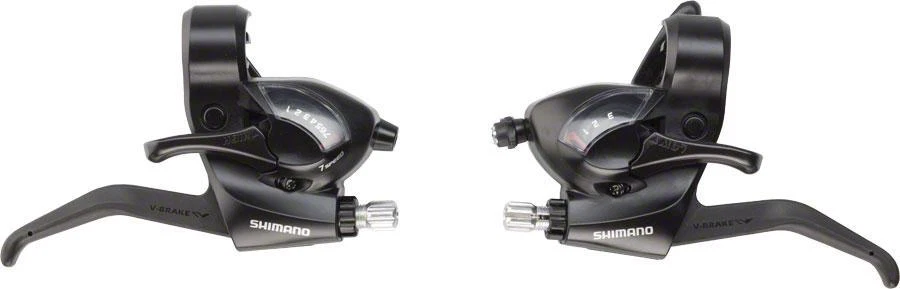 Shimano Ef41 3 X 7-speed Brake/shift Lever Set Black