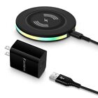 Wireless Charger, 15W Wireless Charging Pad And Fast Charging Block For Googl...