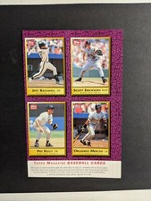 U Pick from 37 Different Jeff Bagwell Oddball 1991-1996 Magazine Food issues 